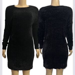 BCBGeneration
New Black Fluffy Cozy sweater dress Xsmall